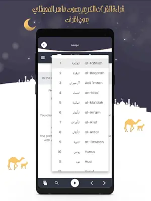 ماهر المعيقلي- قرآن بدون نت android App screenshot 0