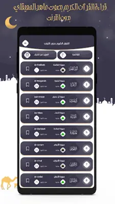 ماهر المعيقلي- قرآن بدون نت android App screenshot 12