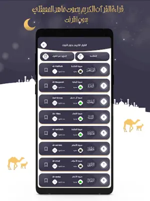 ماهر المعيقلي- قرآن بدون نت android App screenshot 4